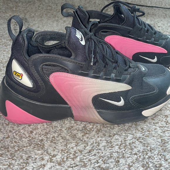 nike zoom 2k black and pink